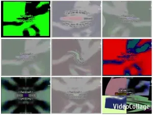 Colorful Abstract Visuals Display