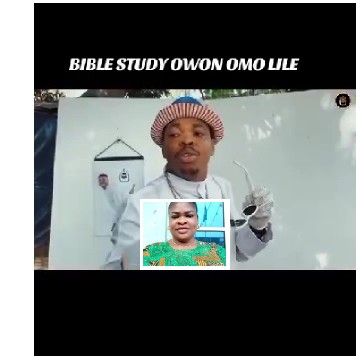 Man in White Attire for Bible Study