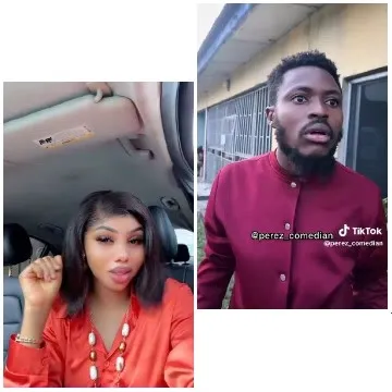 Person in Car and Outside