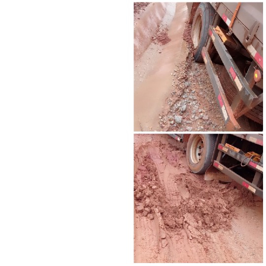 Truck on Muddy Road