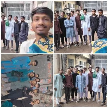 Young Men in Traditional Clothing