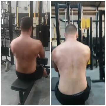 Gym Profile from Behind