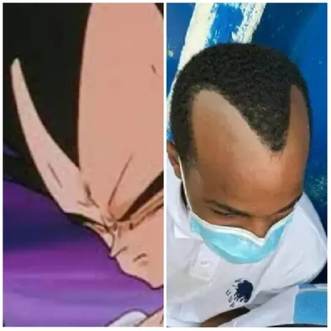 Animated Character and Real Person