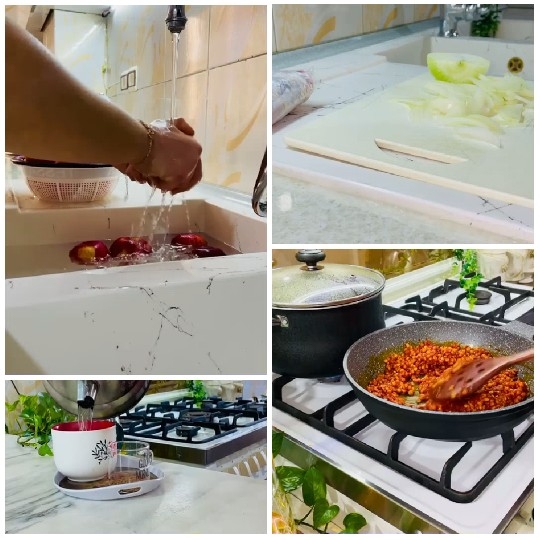 Kitchen Activities in Four Images