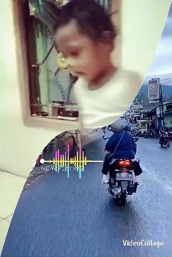 Child at Window and Motorcycle Ride
