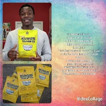 Smiling with Yellow Health Packets