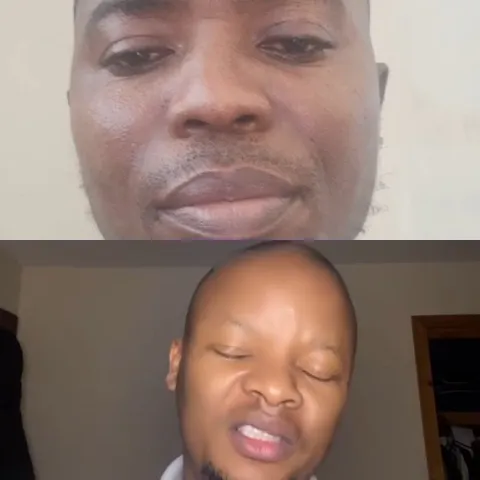 Close-Ups of Two Men's Faces