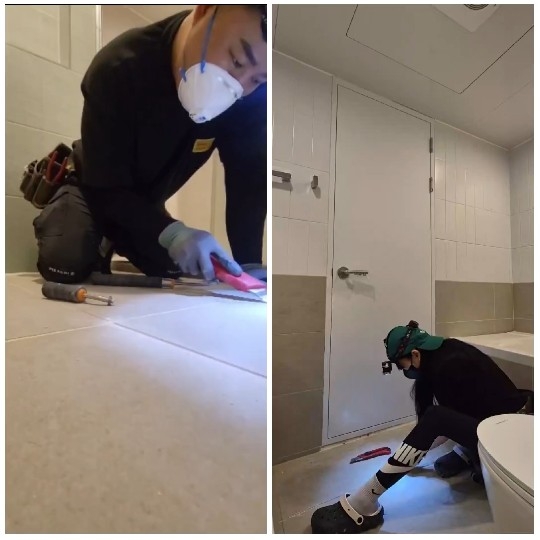 Bathroom Floor Renovation Efforts
