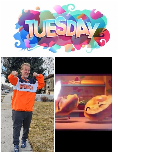 Tuesday with Colorful Letters