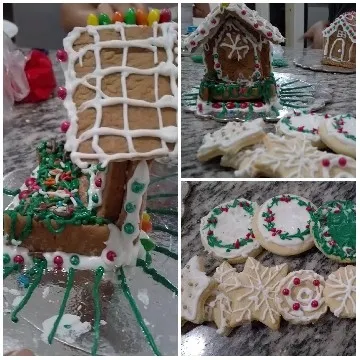 Gingerbread Houses and Decorated Cookies