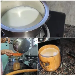 Boiling Milk and Creamy Drink