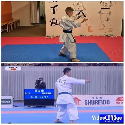 Karate Practice and Competition Scenes