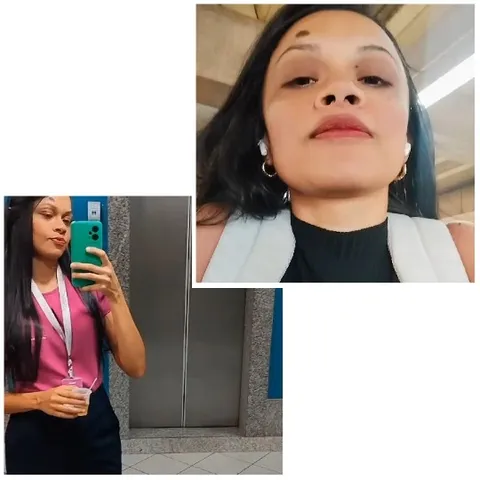 Close-Up Selfie and Mirror Reflection