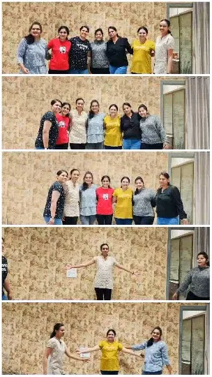 Women Enjoying Indoor Gathering