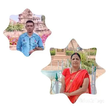 Traditional Attire by Temple Structure