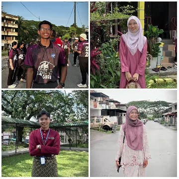 Four People in Different Settings