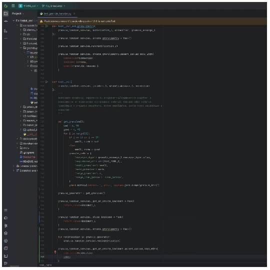 Python Code in Dark Theme