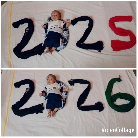 Baby Surrounded by Numbers 2025
