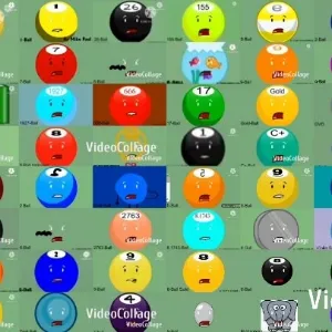 Colorful Animated Balls with Expressions