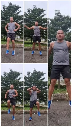 Man Exercising Outdoors