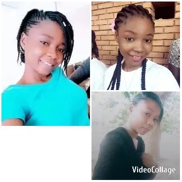 Young Woman in Three Different Outfits