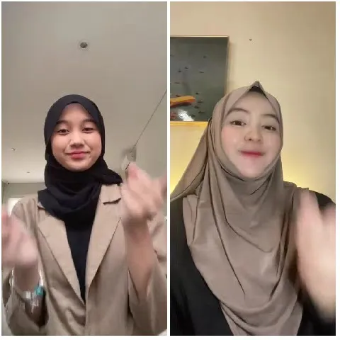 Two Women Smiling with Hijabs