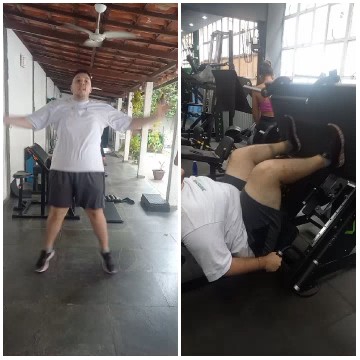 Jumping Exercise at the Gym