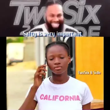 Smiling Person with Safety Message