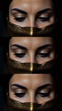 Close-Ups of Eyes and Makeup