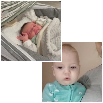 Two Babies, One Cozy Scene