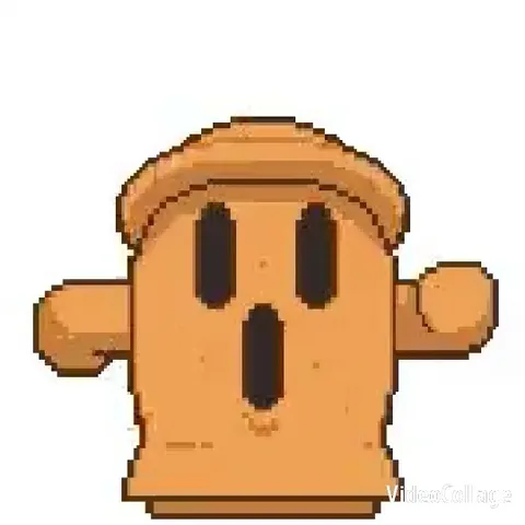 Pixel Art of Surprised Ghost Character