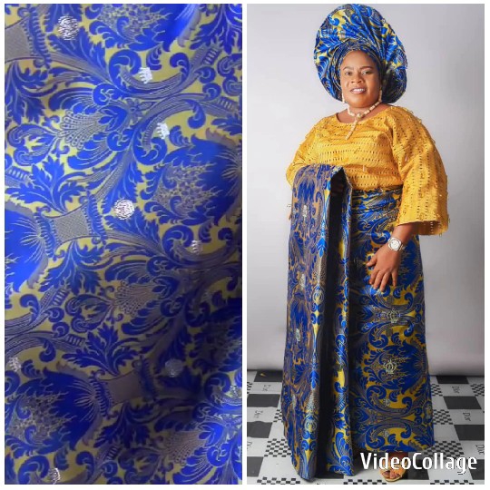 Ornate Fabric and Traditional Outfit