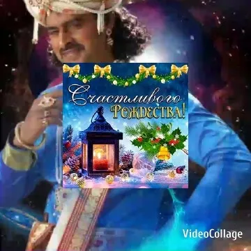 Man in Traditional Attire for Christmas