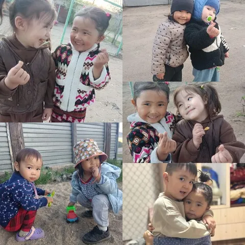 Happy Kids Playing Outdoors