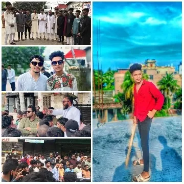 Casual Men and Public Gathering