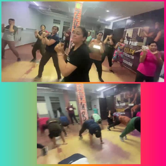 Group Fitness Class in Action