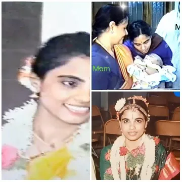Smiling Women with Floral Decorations