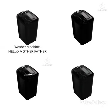 Four Images of Washer Machine
