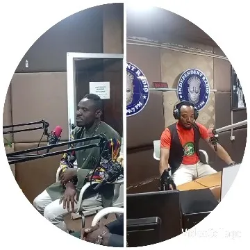 Individuals in a Radio Studio