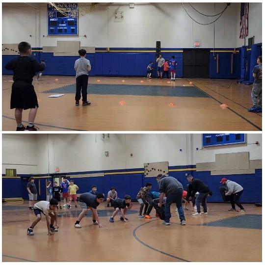 Children Engaged in Gym Activities