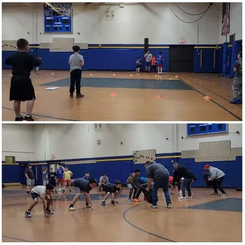 Children Engaged in Gym Activities