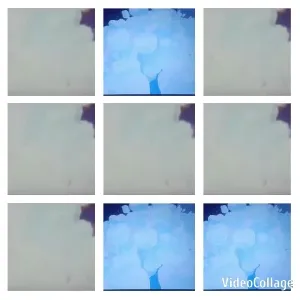 Abstract Blue and White Visuals