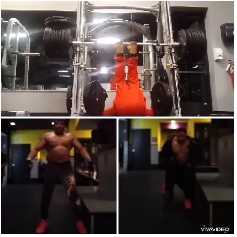 Upside Down Workout at the Gym