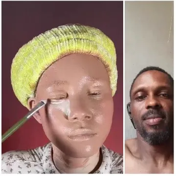 Face Painting and Neutral Background