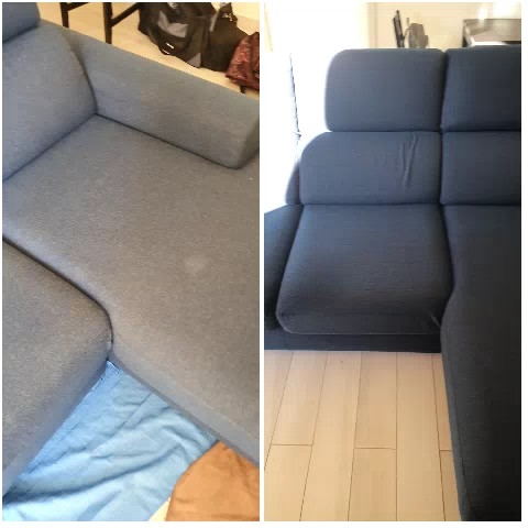 Grey Sectional Sofa in Room