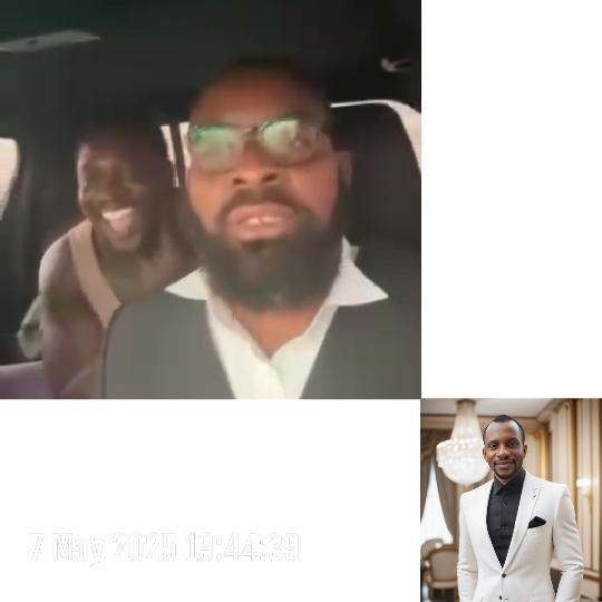 Men in Car and Elegant Decor