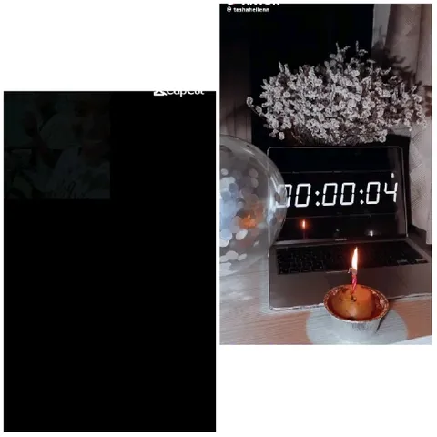 Countdown Timer with Candle