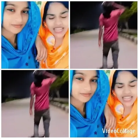Couple Walking Outdoors at Night