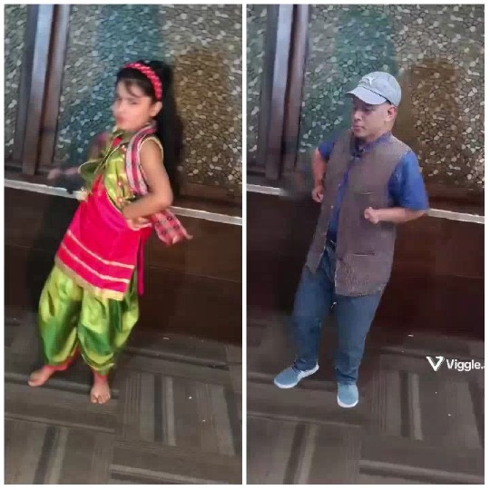 Girl Dancing and Man in Motion