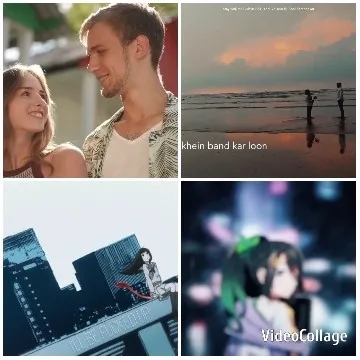 Smiling Couple and Beach at Sunset